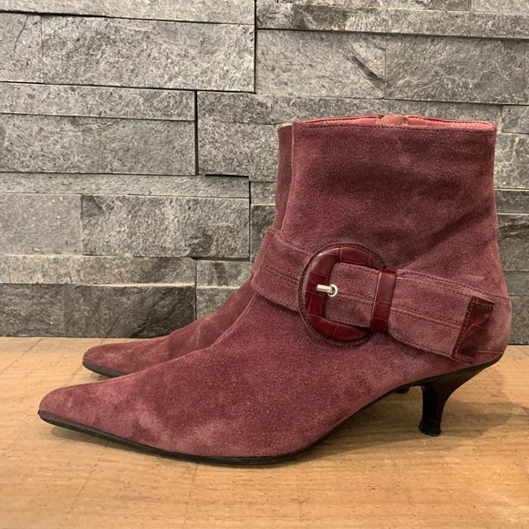 Roberto Vianni Suede Ankle Boots - Picture 4 of 8